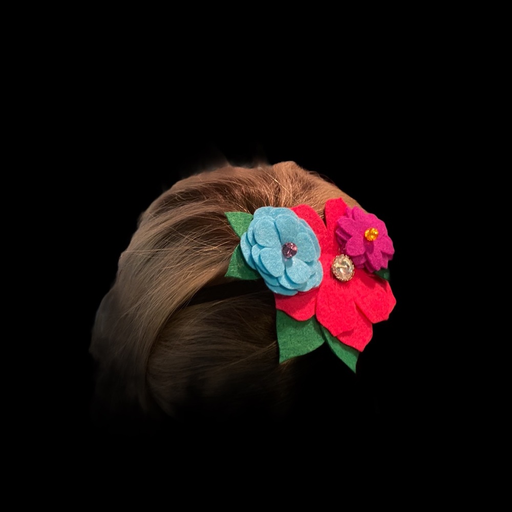 Custom made floral Headband